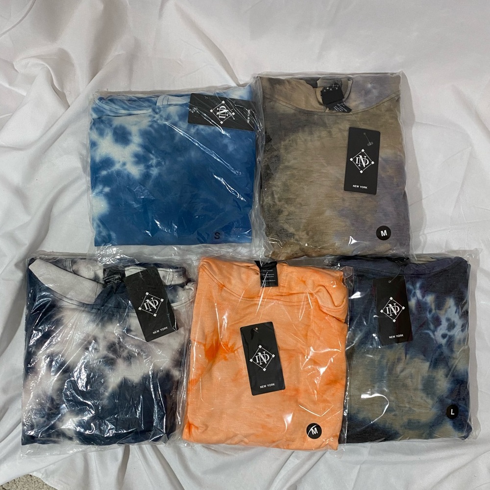 Huge sale bundle of 5 tie dye hoodies